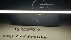 LED 스트립이 있는 LED 알루 프로파일