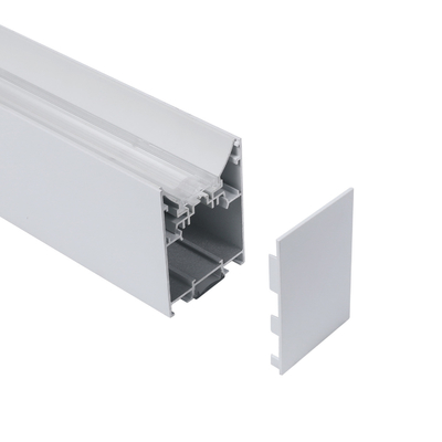 6063 T5 표면에 장착된 LED 프로파일 4개의 빔 각을 가진 LED 선형 조명