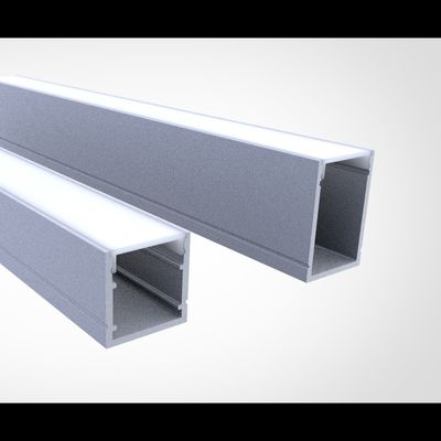 OEM 벽 알루미늄 주도하는 스트립 라이트 채널 형상 20*20mm 표면은 증가했습니다